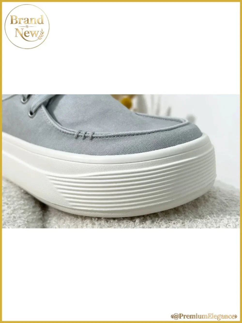 Canvas Platform Loafers Slip On Sneakers Women Comfortable